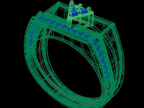 Man ring 3D Model