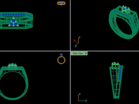 Man ring 3D Model
