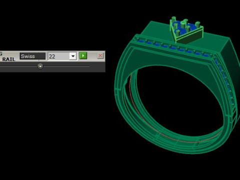Man ring 3D Model