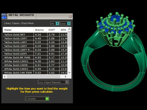 Beautifull ring for daimonds 3D Модель