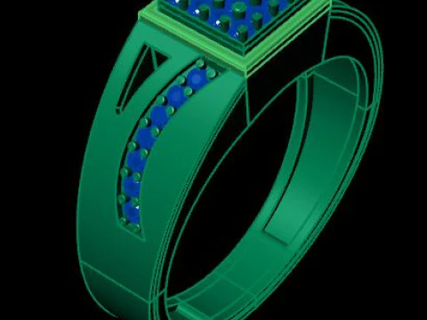 Men ring 3D Model