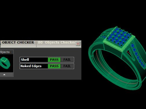 Men ring 3D Модель