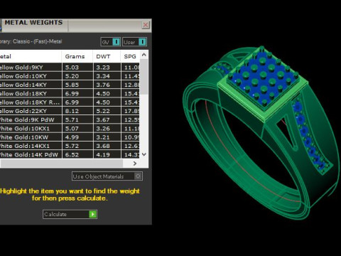 Men ring 3D Модель