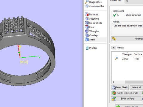 Men ring 3D Модель