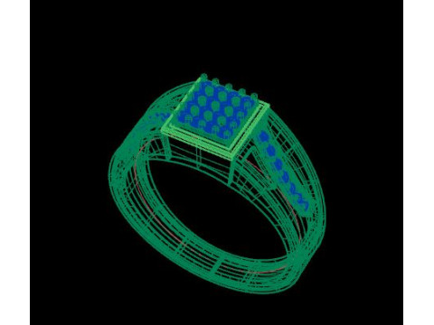 Men ring 3D Модель