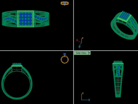 Men ring 3D Модель