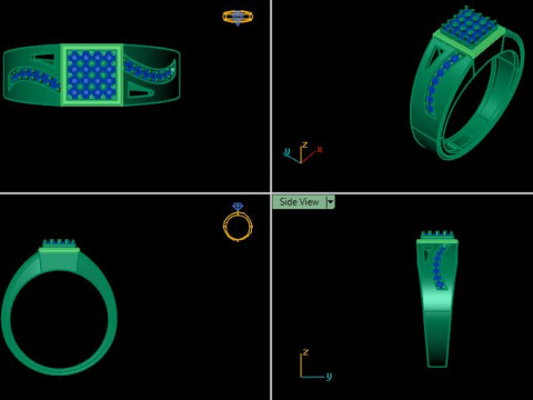Men ring 3D Модель