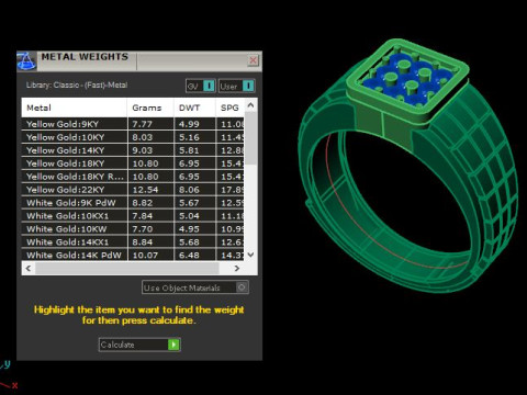 Men ring for free download Model 3D