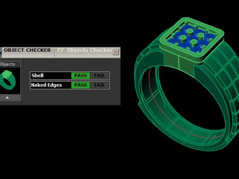 Men ring for free download Model 3D