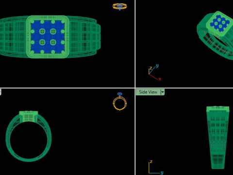 Men ring for free download Model 3D