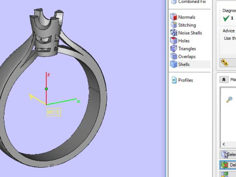 Solitair ring 3D Model