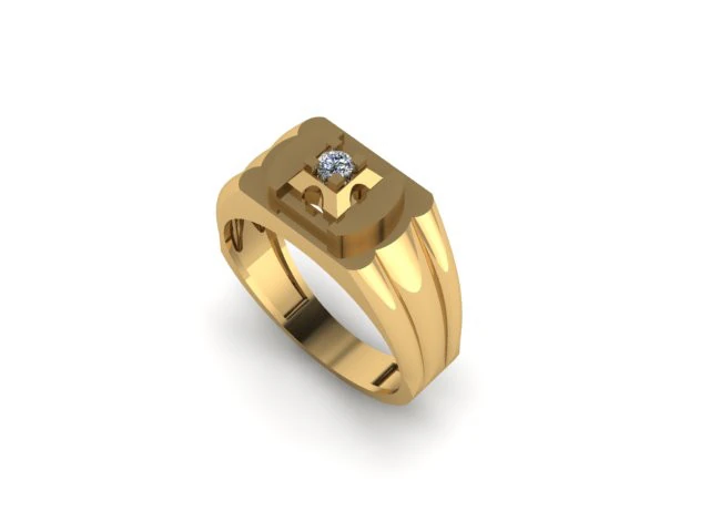 Men ring 3D Model .c4d .max .obj .3ds .fbx .stl .blend 