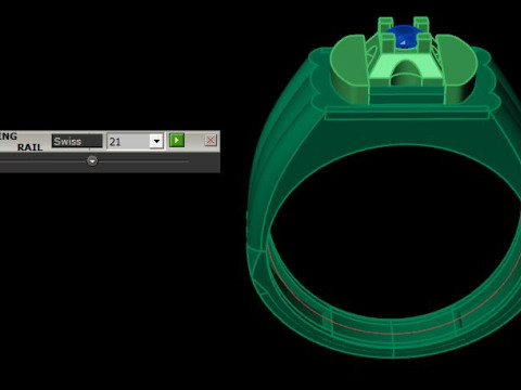 Men ring Model 3D