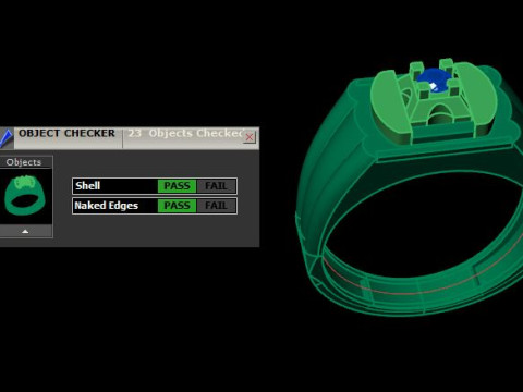 Men ring Model 3D