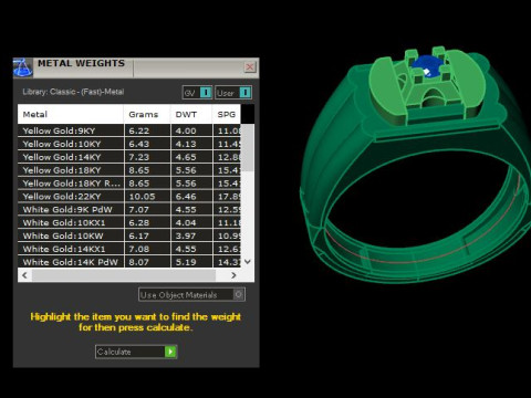 Men ring Model 3D