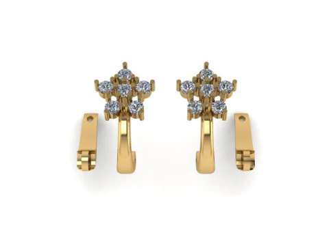 Earring for daimonds 3D Model