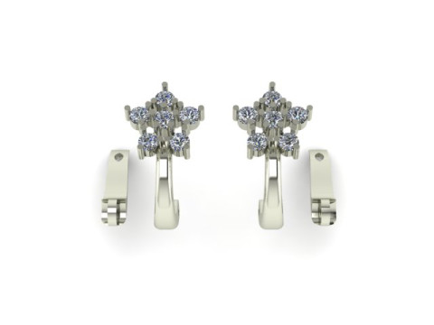Earring for daimonds 3D Model
