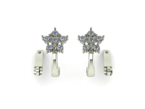 Earring for daimonds 3D Model