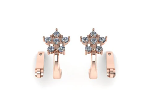 Earring for daimonds 3D Model