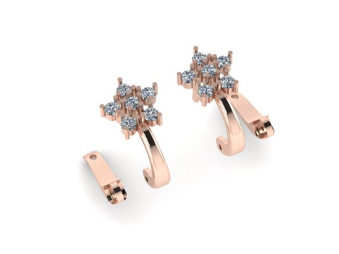 Earring for daimonds 3D Model