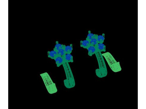 Earring for daimonds 3D Model
