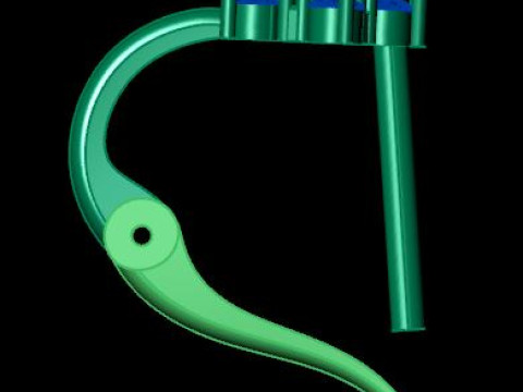 Earring for daimonds 3D Model
