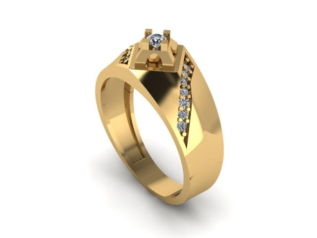 Man ring 3D Model .c4d .max .obj .3ds .fbx .stl .blend 