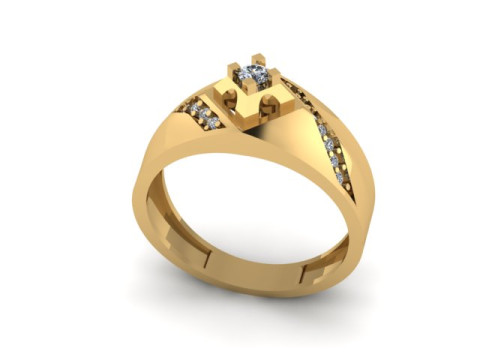 Man ring Modello 3D