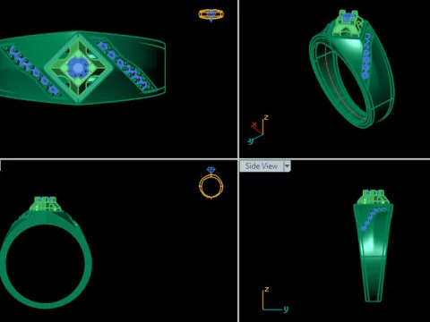 Man ring 3D Model