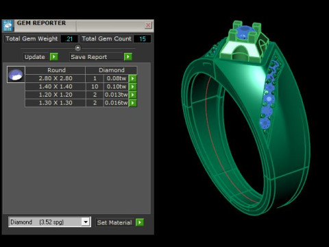 Man ring Modello 3D