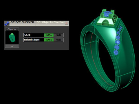 Man ring Modello 3D