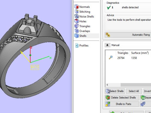 Man ring Modello 3D