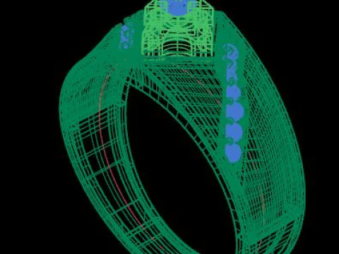 Man ring 3D Model