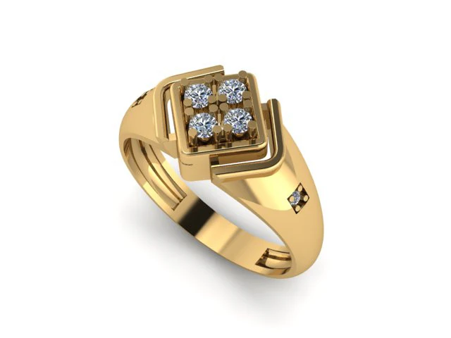 Wedding ring 3D Model .c4d .max .obj .3ds .fbx .stl .blend 