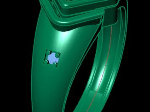 Wedding ring 3D Model