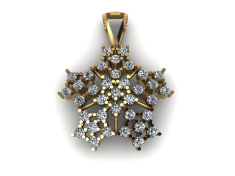 Liontin untuk wanita Model 3D