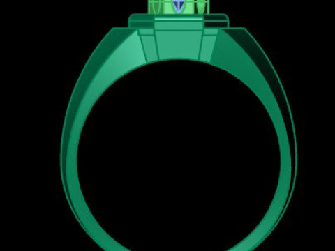 Men ring 3D-Modell