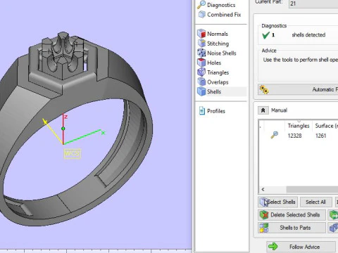 Men ring 3D Model
