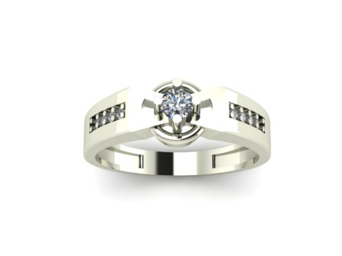 Men ring for daimonds 3D Model