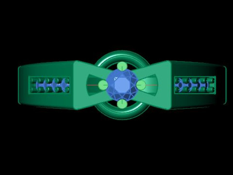 Men ring for daimonds 3D Model