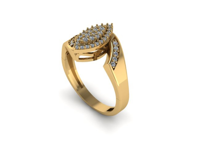 Beautyfull ring for daimonds 3Dモデル .c4d .max .obj .3ds .fbx .stl .blend 