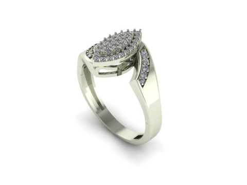 Beautyfull ring for daimonds 3Dモデル