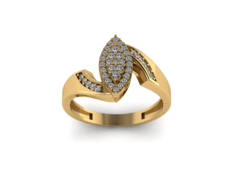 Beautyfull ring for daimonds 3D Model