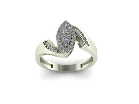 Beautyfull ring for daimonds 3D Model