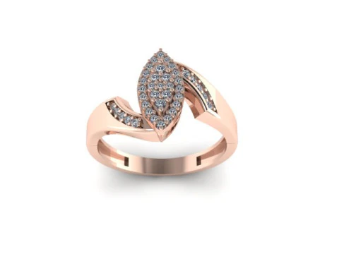 Beautyfull ring for daimonds 3D Model