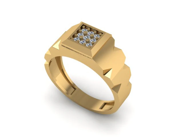 Men ring 3D Model .c4d .max .obj .3ds .fbx .stl .blend
