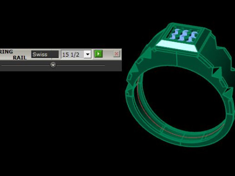 Men ring 3D 모델