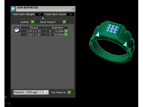 Men ring 3D Model