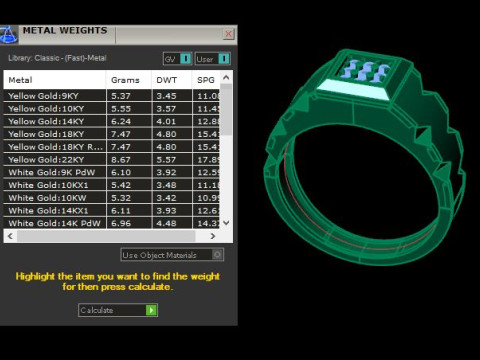 Men ring 3D 모델