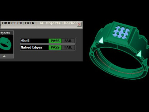 Men ring 3D 모델